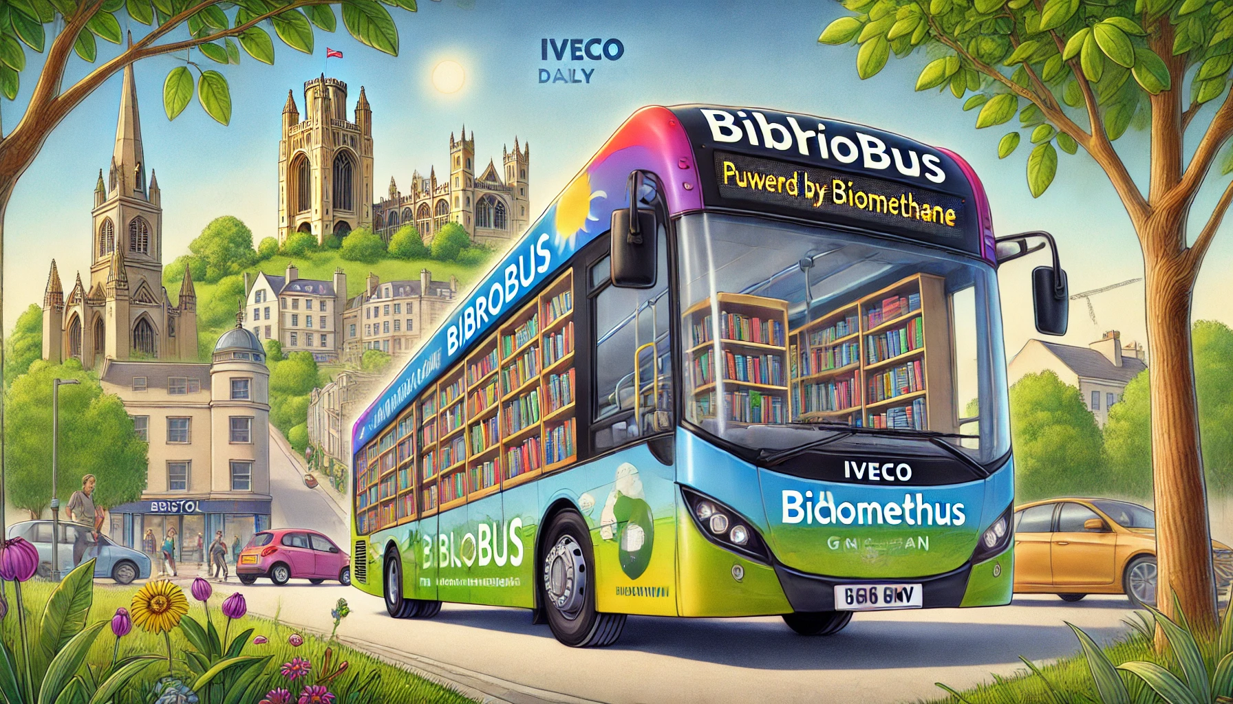 Bristol Introduit un Bibliobus Écologique Fonctionnant au Biométhane